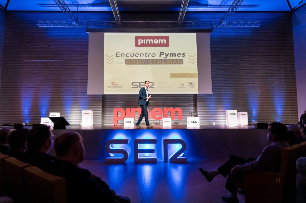 Conferencia de Andy Stalmam para Pimem y SER Empresarios Mallorca Conferencia de Andy Stalmam para Pimem y SER Empresarios Mallorca