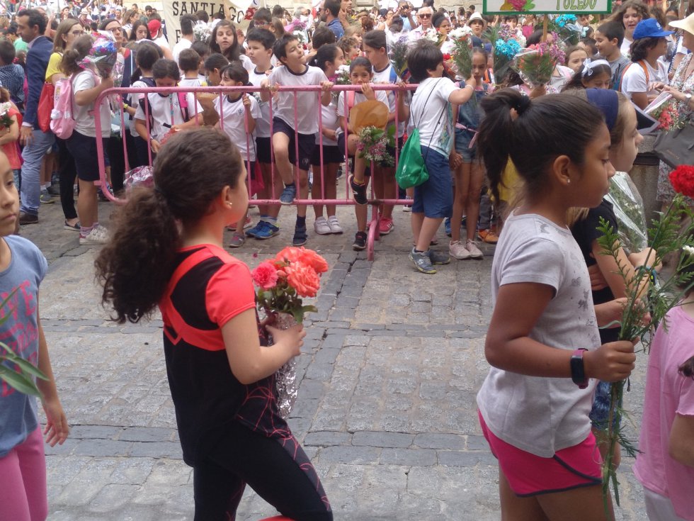Los niños, protagonistas de la víspera del Corpus en Toledo Los niños, protagonistas de la víspera del Corpus en Toledo