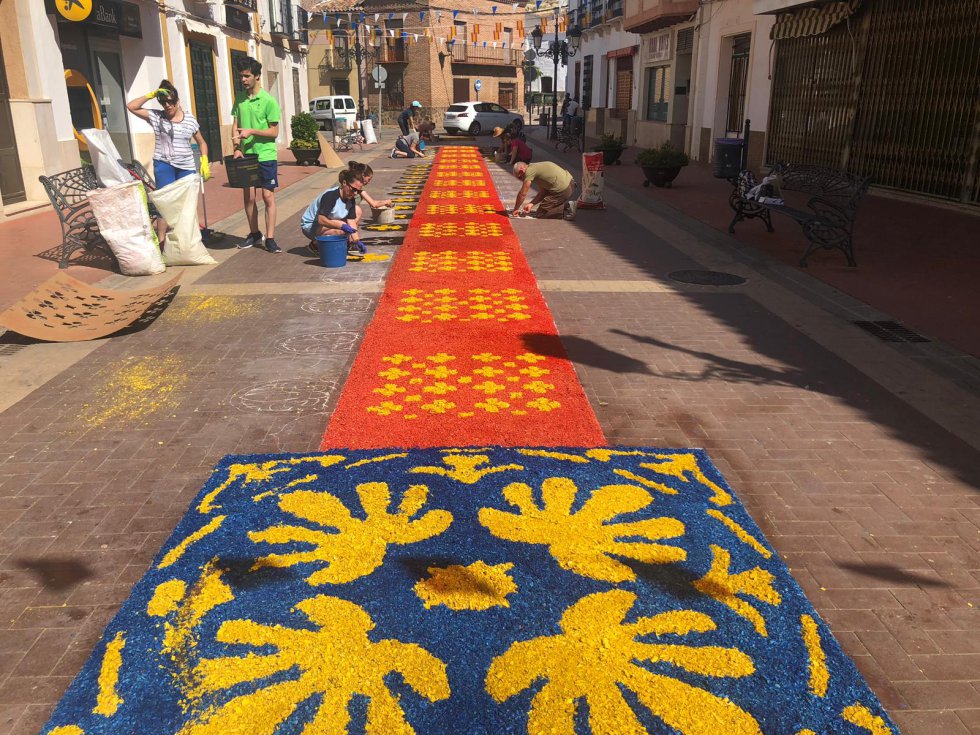 Alfombra en Moral de Calatrava Alfombra en Moral de Calatrava