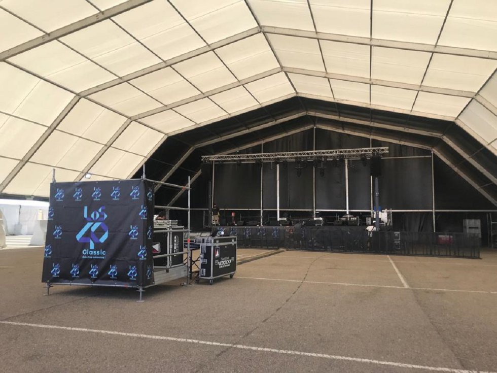 Todo listo para los conciertos de Fardachos Todo listo para los conciertos de Fardachos