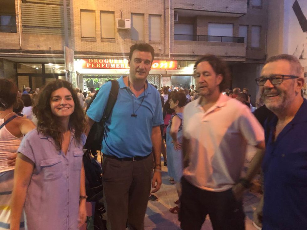Los concejales de Podemos-Equo en el Ayuntamiento de Murcia, Ginés Ruiz Maciá y Clara María Martínez Baeza, no quisieron faltar a la cita Los concejales de Podemos-Equo en el Ayuntamiento de Murcia, Ginés Ruiz Maciá y Clara María Martínez Baeza, no quisieron faltar a la cita