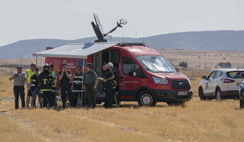 Así ha sido el simulacro de accidente en el Aeropuerto de Ciudad Real Así ha sido el simulacro de accidente en el Aeropuerto de Ciudad Real