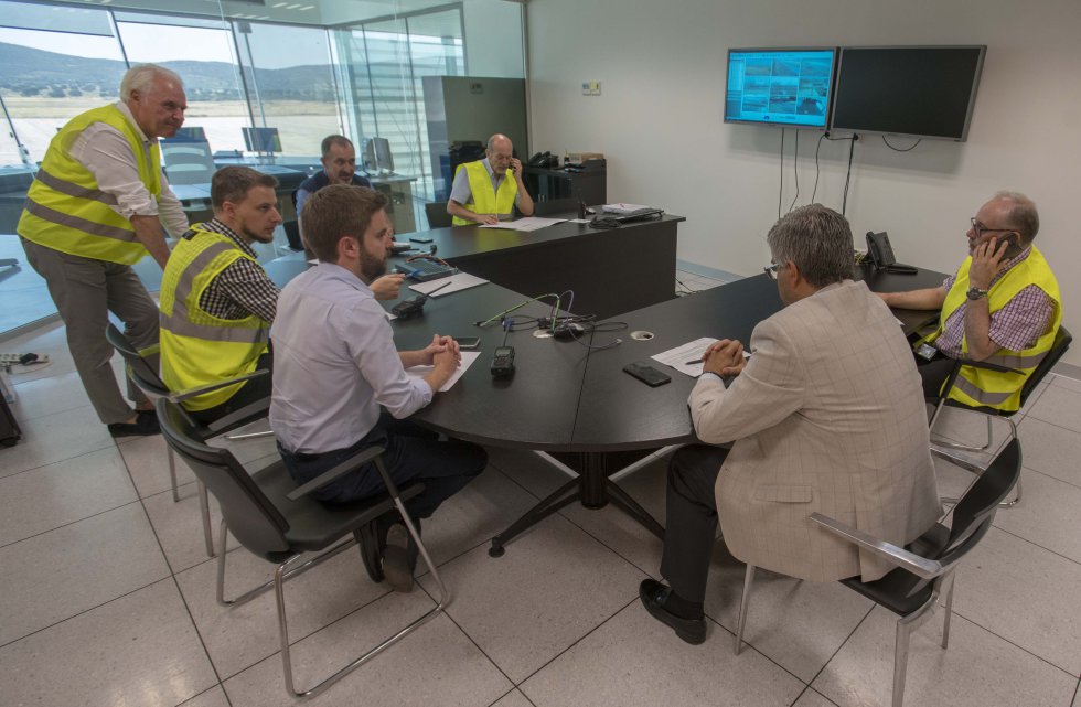 Así ha sido el simulacro de accidente en el Aeropuerto de Ciudad Real Así ha sido el simulacro de accidente en el Aeropuerto de Ciudad Real