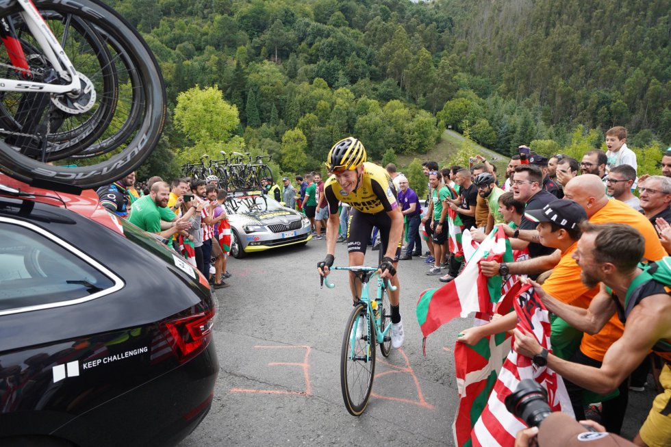 Las mejores imágenes del paso de la Vuelta por Bilbao