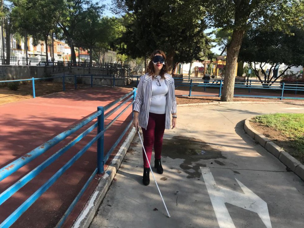 Así ha sido la actividad 'Bastón Blanco' Así ha sido la actividad 'Bastón Blanco'