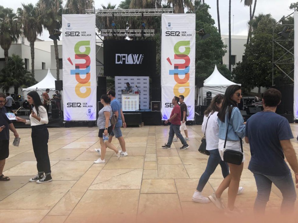Primeros compases de Actúa Málaga Primeros compases de Actúa Málaga
