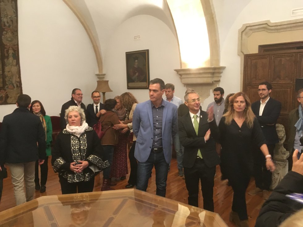 Visita de Pedro Sánchez a la Casa Museo de Unamuno Visita de Pedro Sánchez a la Casa Museo de Unamuno