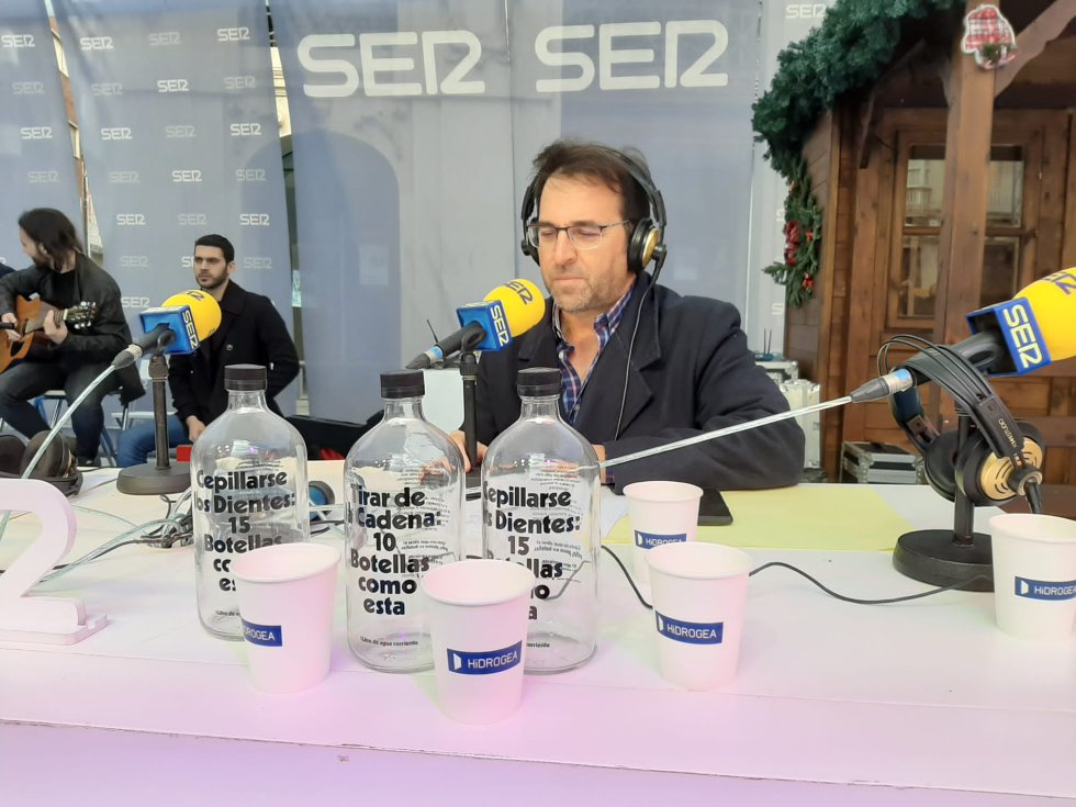Miguel Meroño, presentador del programa especial 'Hoy por Hoy Región de Murcia'. Miguel Meroño, presentador del programa especial 'Hoy por Hoy Región de Murcia'.