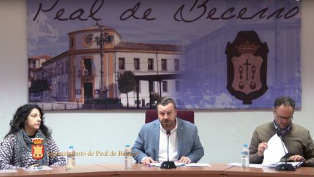 Ana Belen Mata (PP), David Rodriguez (alcalde PSOE)