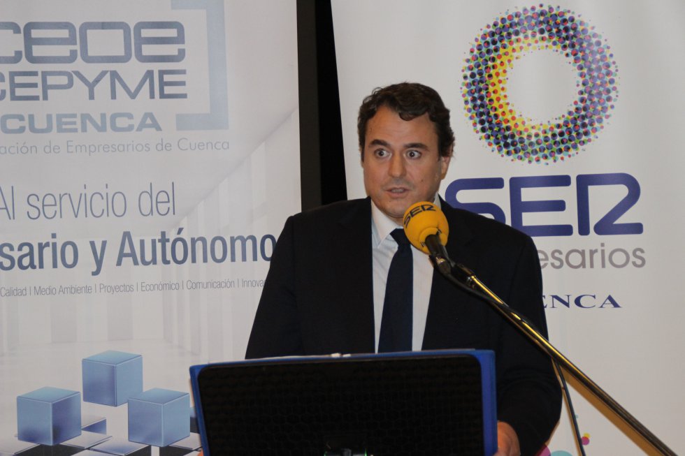 David Peña, presidente de CEOE CEPYME Cuenca, que patrocina SER Empresarios David Peña, presidente de CEOE CEPYME Cuenca, que patrocina SER Empresarios