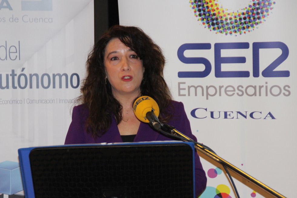 Aurora Duque, directora de SER Cuenca, agradeció su fidelidad a los empresarios Aurora Duque, directora de SER Cuenca, agradeció su fidelidad a los empresarios