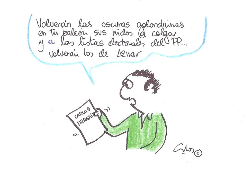 la viñeta de Villanueva y el regreso de "las golondrinas" la viñeta de Villanueva y el regreso de "las golondrinas"