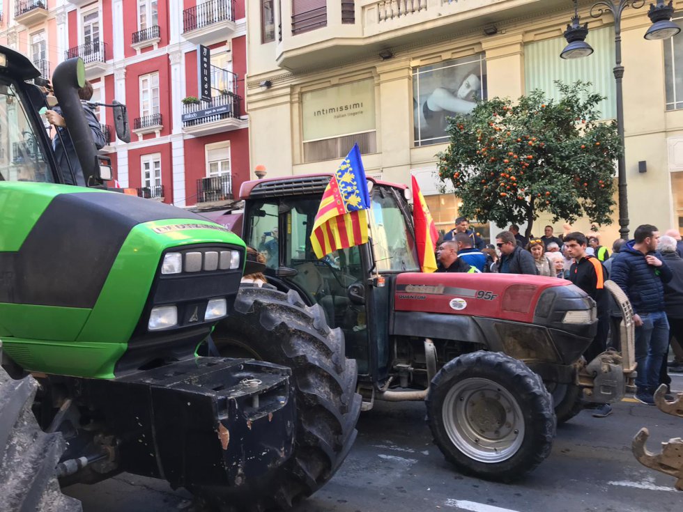 Tractorada en València Tractorada en València