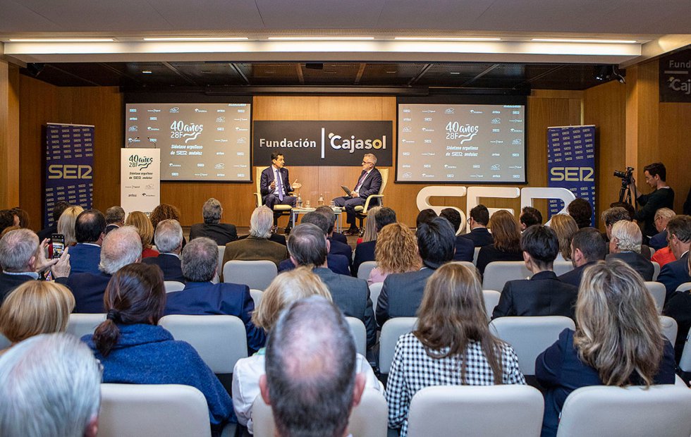 Moreno inaugura el ciclo #Andalucía40SER Moreno inaugura el ciclo #Andalucía40SER