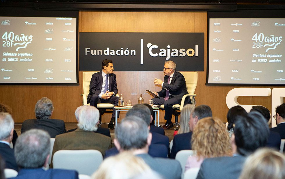 Moreno inaugura el ciclo #Andalucía40SER Moreno inaugura el ciclo #Andalucía40SER