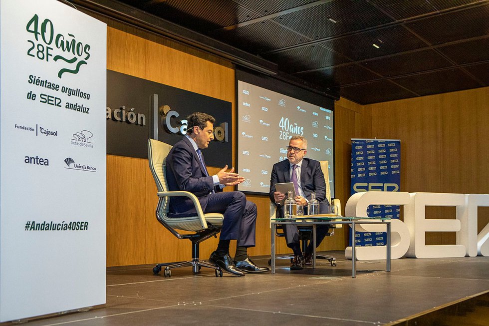 Moreno inaugura el ciclo #Andalucía40SER Moreno inaugura el ciclo #Andalucía40SER
