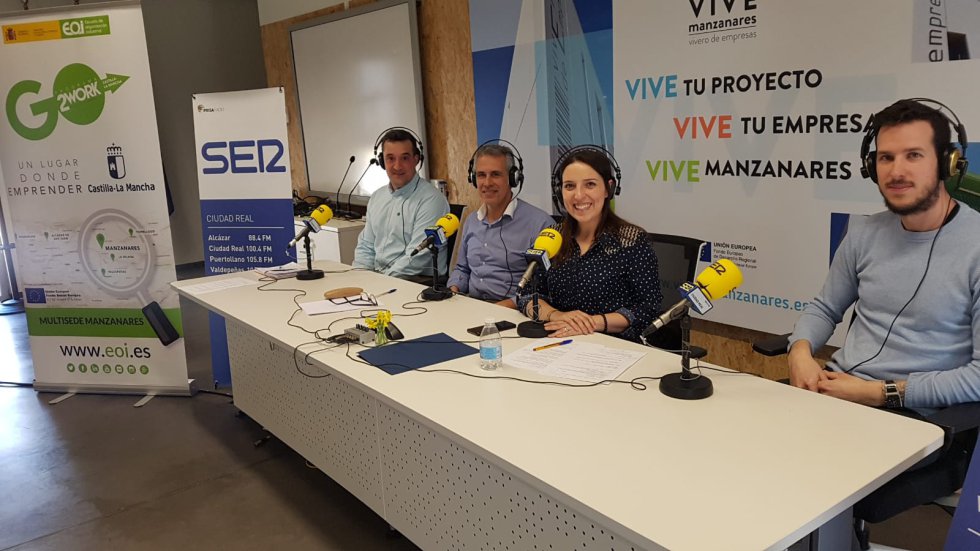 Especial Hoy por Hoy Ciudad real y provincia, desde el Coworking Escuela de organización Industrial Junta de Comunidades en Manzanares Especial Hoy por Hoy Ciudad real y provincia, desde el Coworking Escuela de organización Industrial Junta de Comunidades en Manzanares