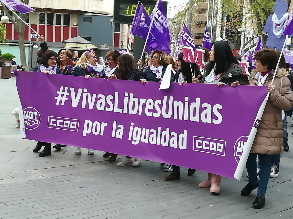 Las imágenes del 8M en Ciudad Real Las imágenes del 8M en Ciudad Real