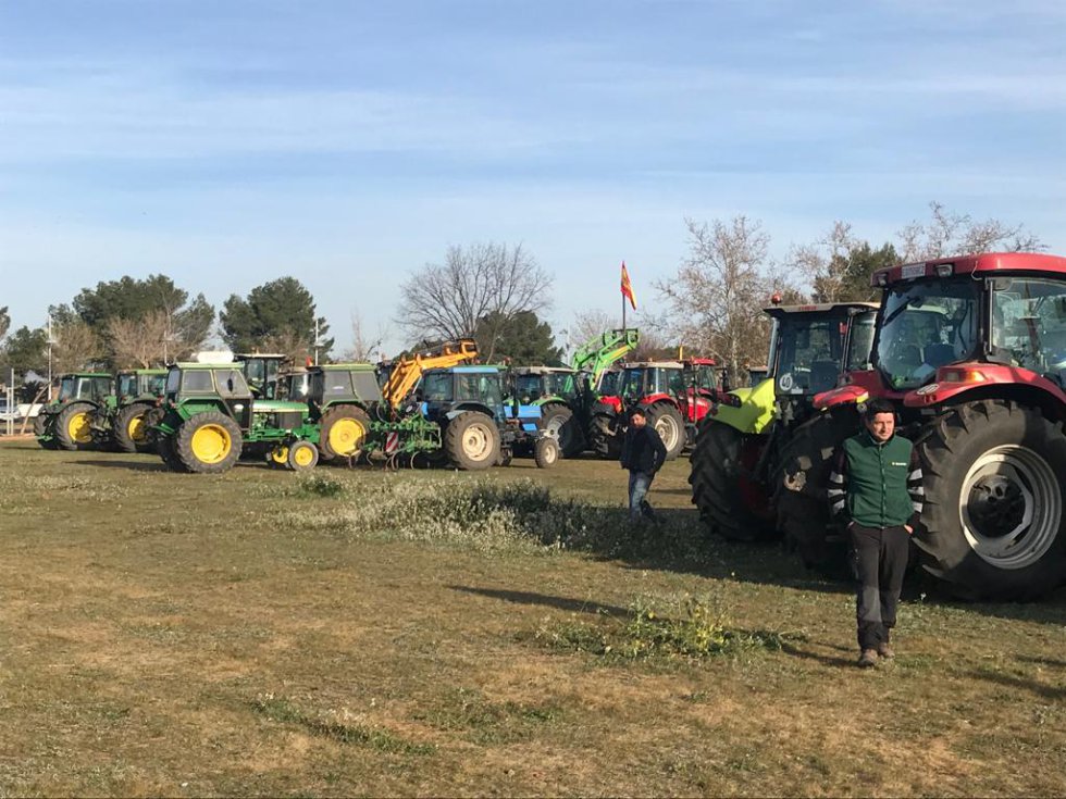 El campo "paraliza" la provincia de Ciudad Real El campo "paraliza" la provincia de Ciudad Real
