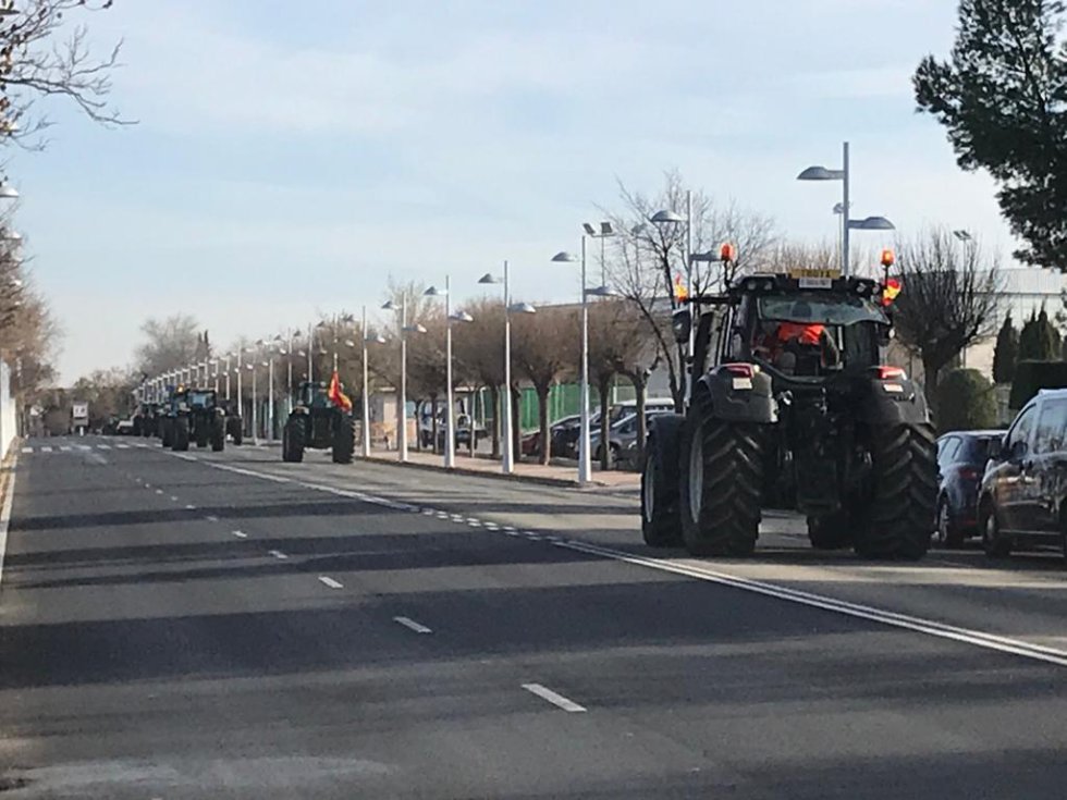 El campo "paraliza" la provincia de Ciudad Real El campo "paraliza" la provincia de Ciudad Real