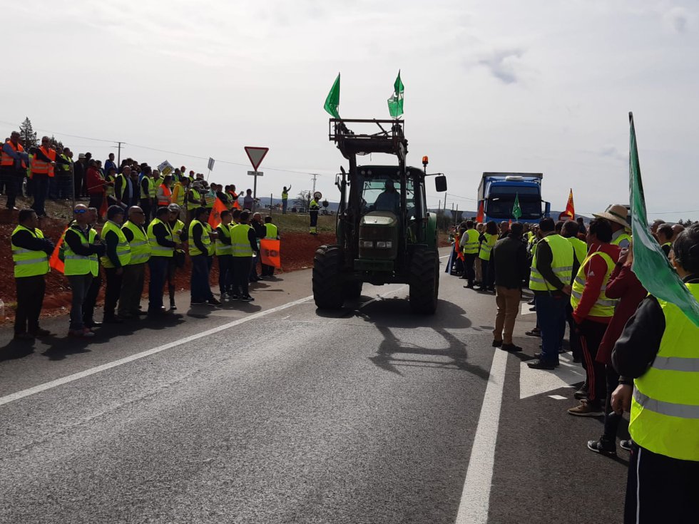 El campo "paraliza" la provincia de Ciudad Real El campo "paraliza" la provincia de Ciudad Real