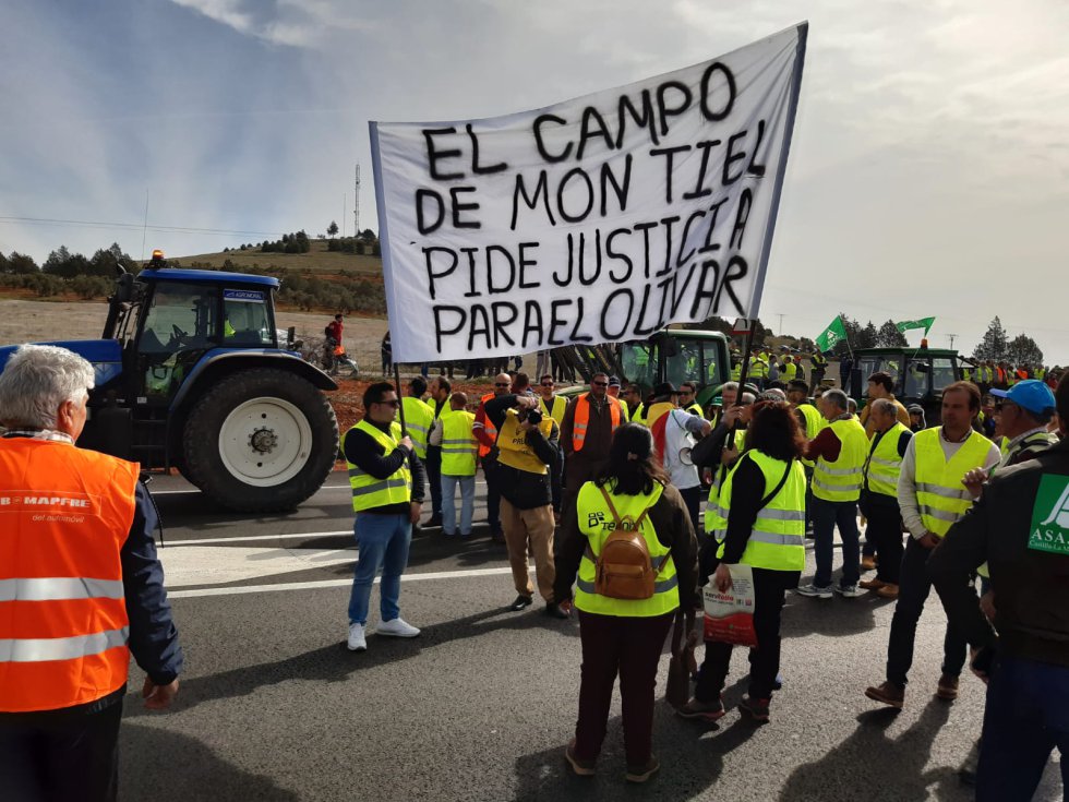 El campo "paraliza" la provincia de Ciudad Real El campo "paraliza" la provincia de Ciudad Real