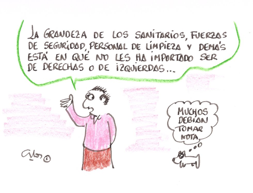La viñeta de Villanueva , sanidad. La viñeta de Villanueva , sanidad.