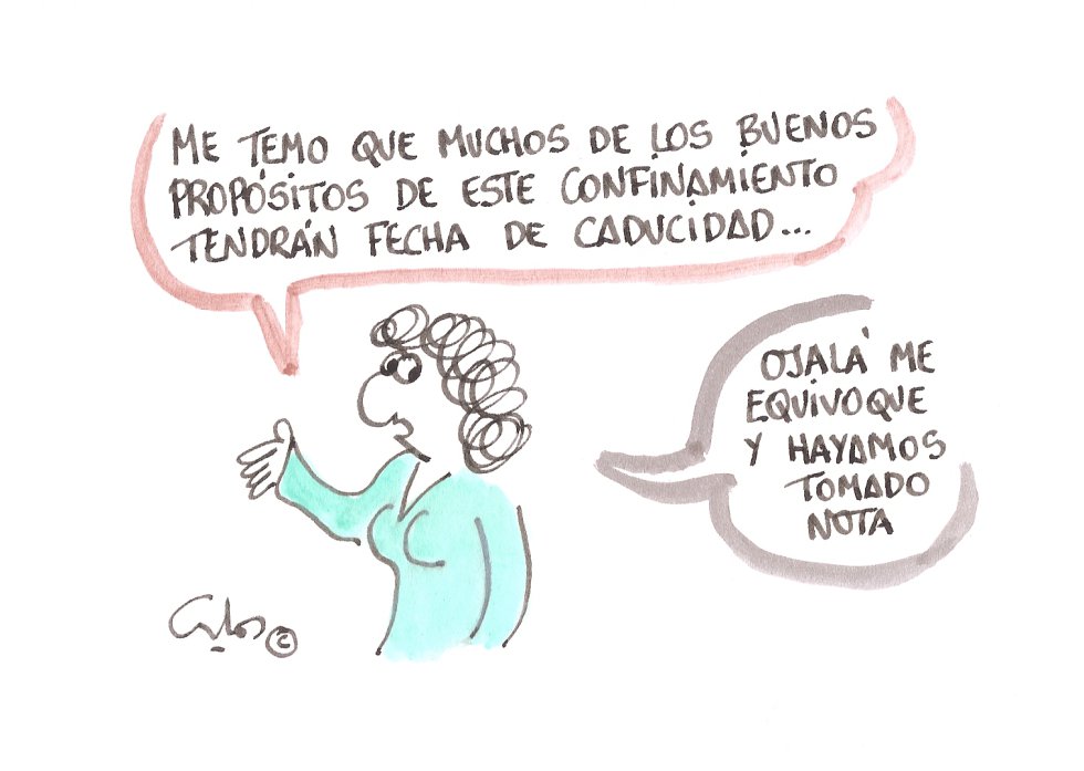 La viñeta de Villanueva, los buenos propósitos. La viñeta de Villanueva, los buenos propósitos.