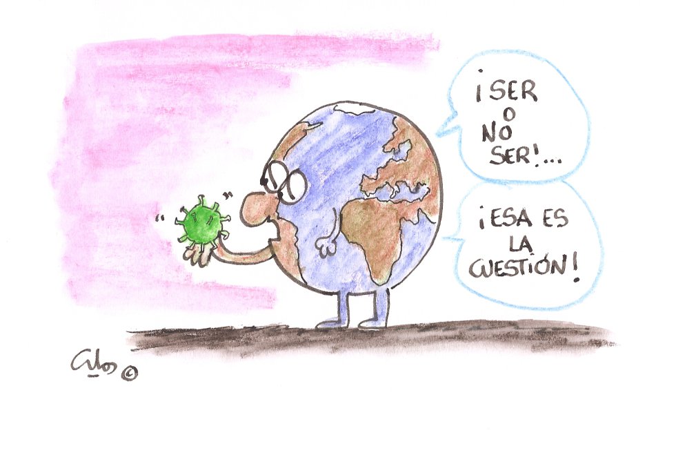 La viñeta de Villanueva, ser o no ser, esa es la cuestión La viñeta de Villanueva, ser o no ser, esa es la cuestión