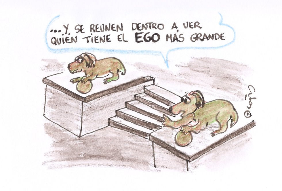 La viñeta de Villanueva, el EGO más grande. La viñeta de Villanueva, el EGO más grande.