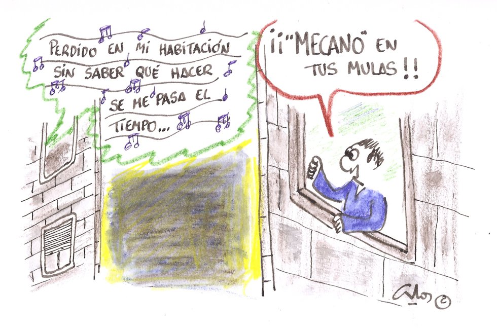 La viñeta de Villanueva, Mecano La viñeta de Villanueva, Mecano