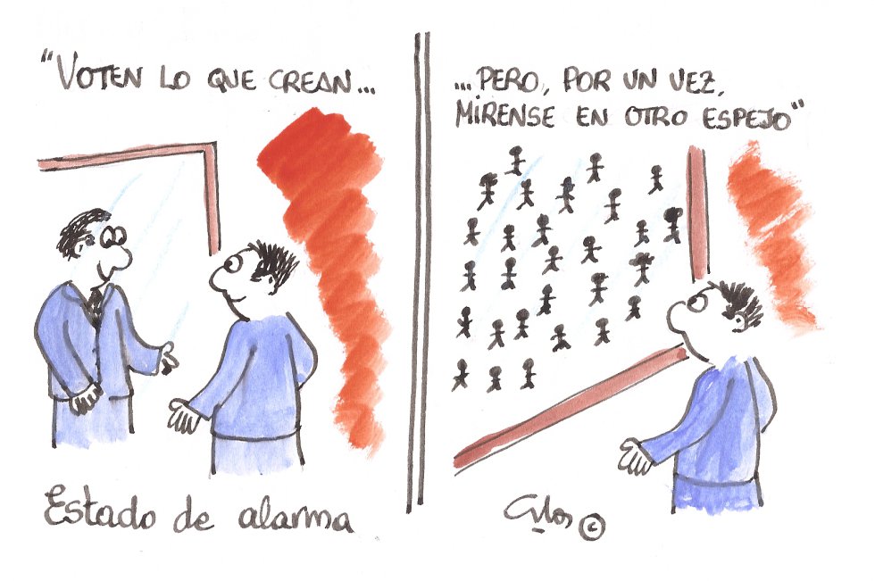 La viñeta de Villanueva, el espejo de la gente. La viñeta de Villanueva, el espejo de la gente.