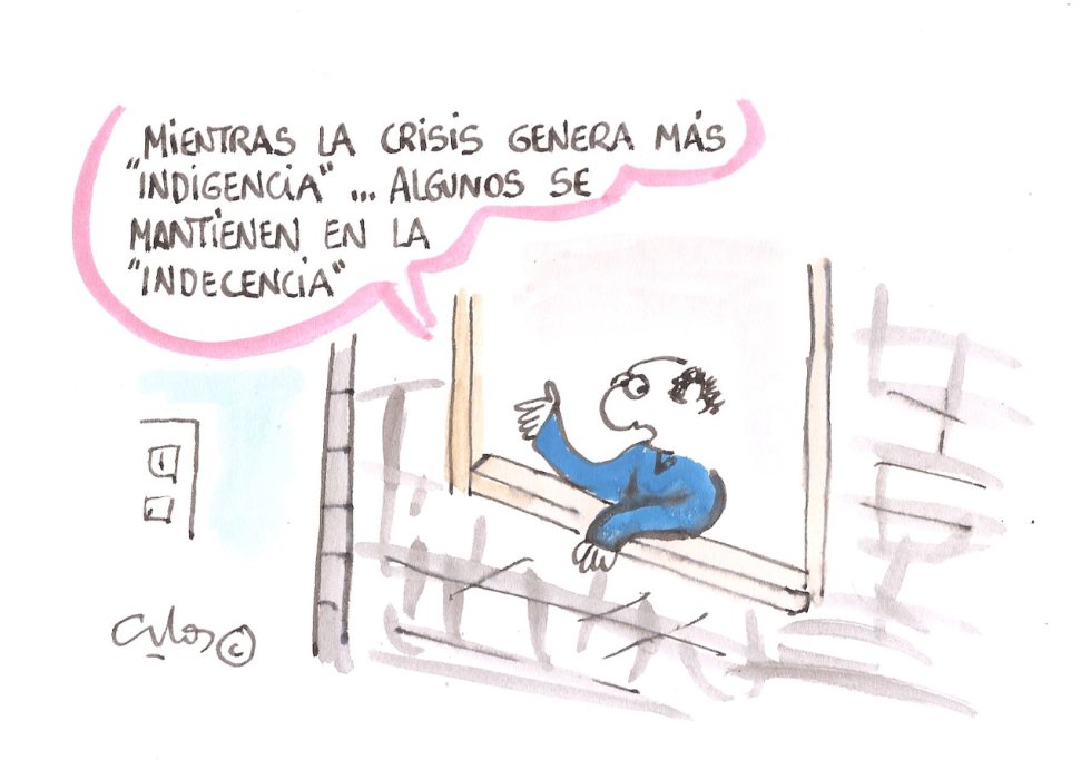 La viñeta de Villanueva, la indecencia. La viñeta de Villanueva, la indecencia.