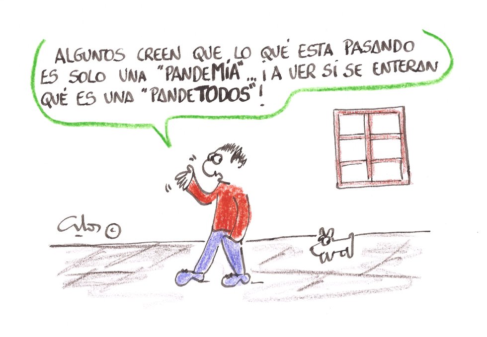La viñeta de Villanueva, pandemia, pandetodos. La viñeta de Villanueva, pandemia, pandetodos.