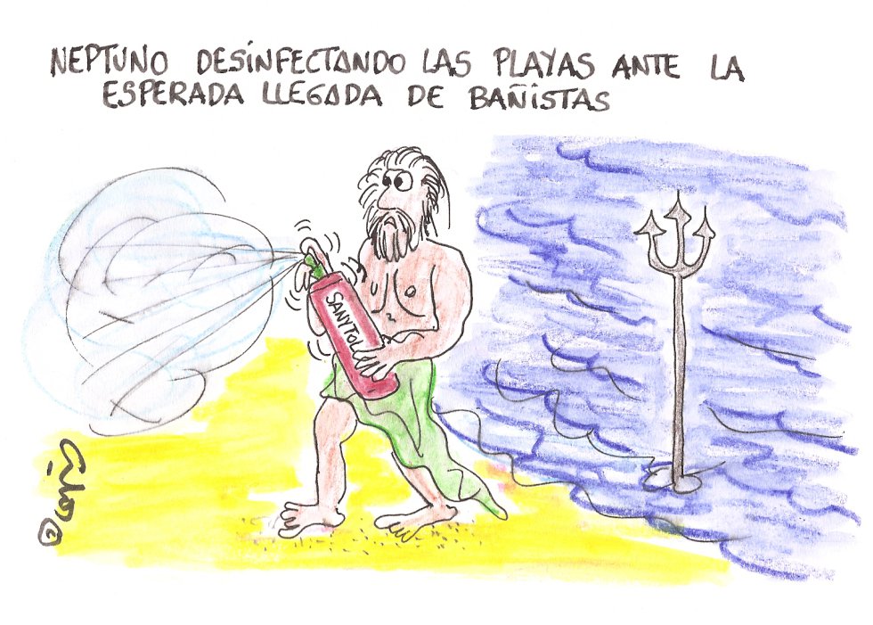La viñeta de Villanueva, las playas. La viñeta de Villanueva, las playas.