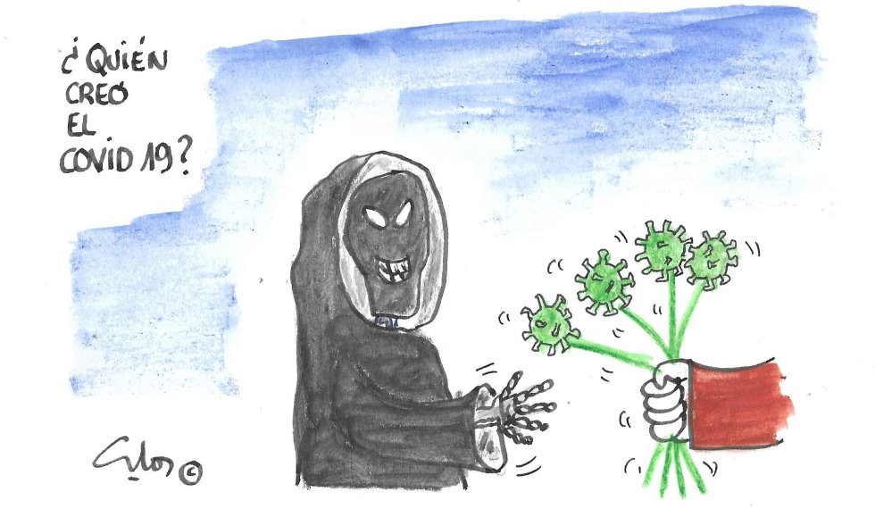 la viñeta de Villanueva, las flores del mal. la viñeta de Villanueva, las flores del mal.