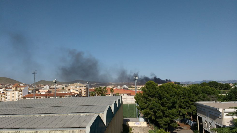 Imagen del incendio Imagen del incendio
