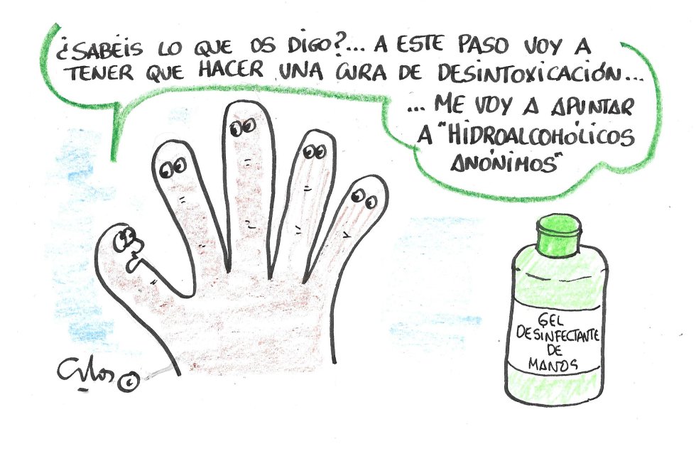 La viñeta de Villanueva, hidroalcohólicos anónimos La viñeta de Villanueva, hidroalcohólicos anónimos