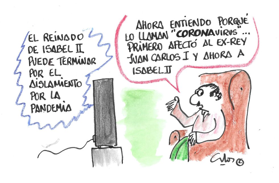 La viñeta de Villanuieva, la realeza y el coronavirus. La viñeta de Villanuieva, la realeza y el coronavirus.