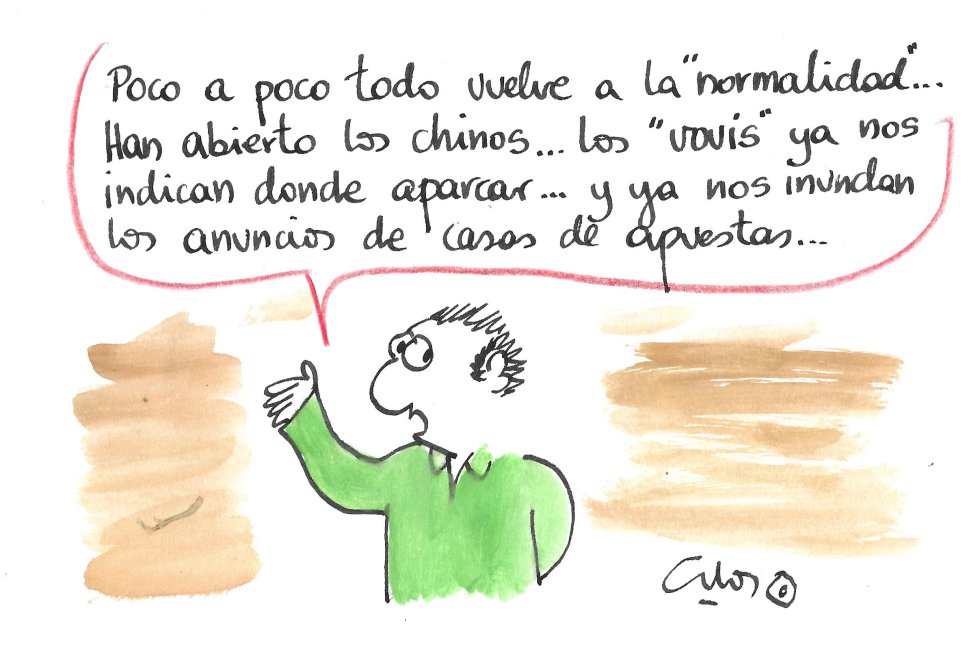 La viñeta de Villanueva, nueva normalidad. La viñeta de Villanueva, nueva normalidad.