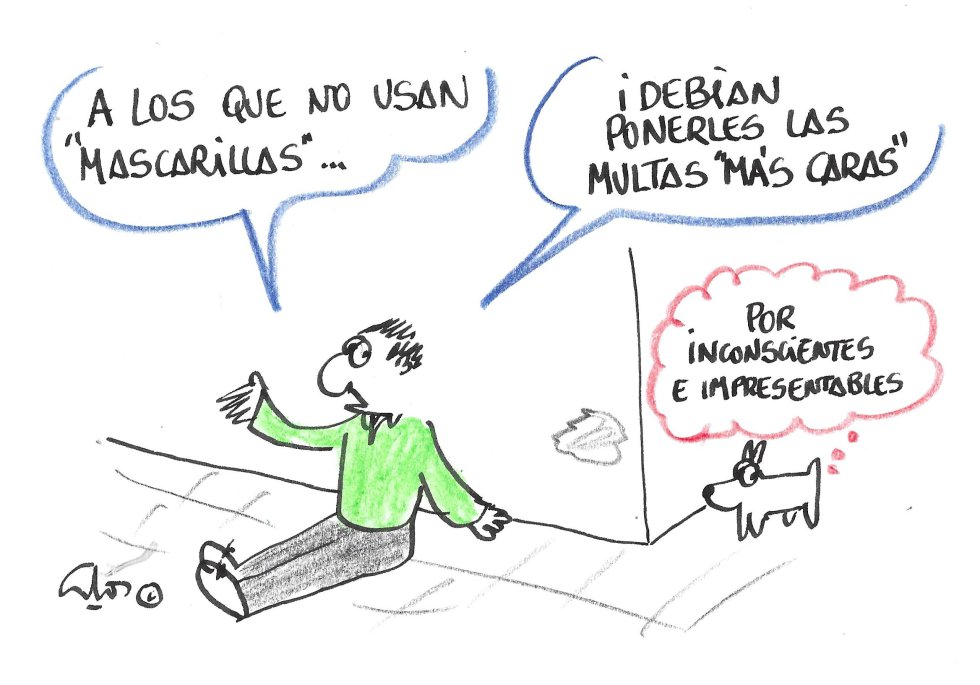 La viñeta de Villanueva: Más-Caras La viñeta de Villanueva: Más-Caras