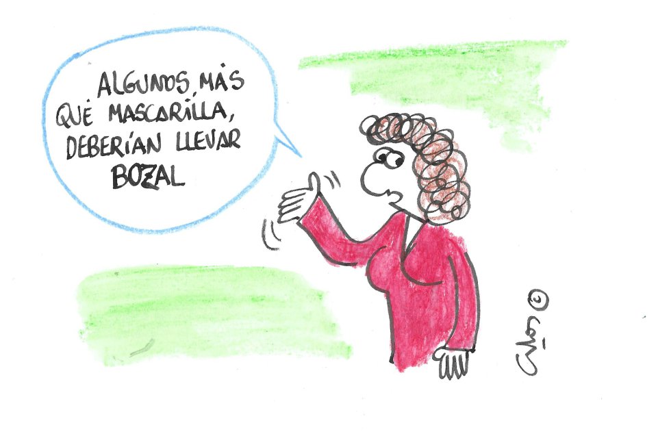 La viñeta de Villanueva, bozal. La viñeta de Villanueva, bozal.