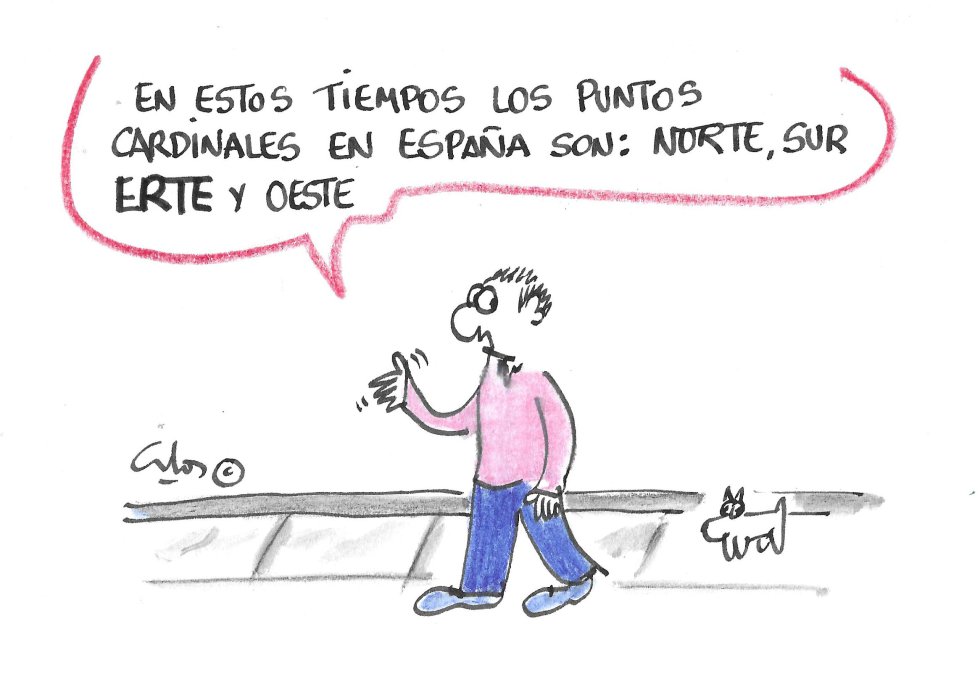 La viñeta de Villanueva, los puntos cardinales. La viñeta de Villanueva, los puntos cardinales.