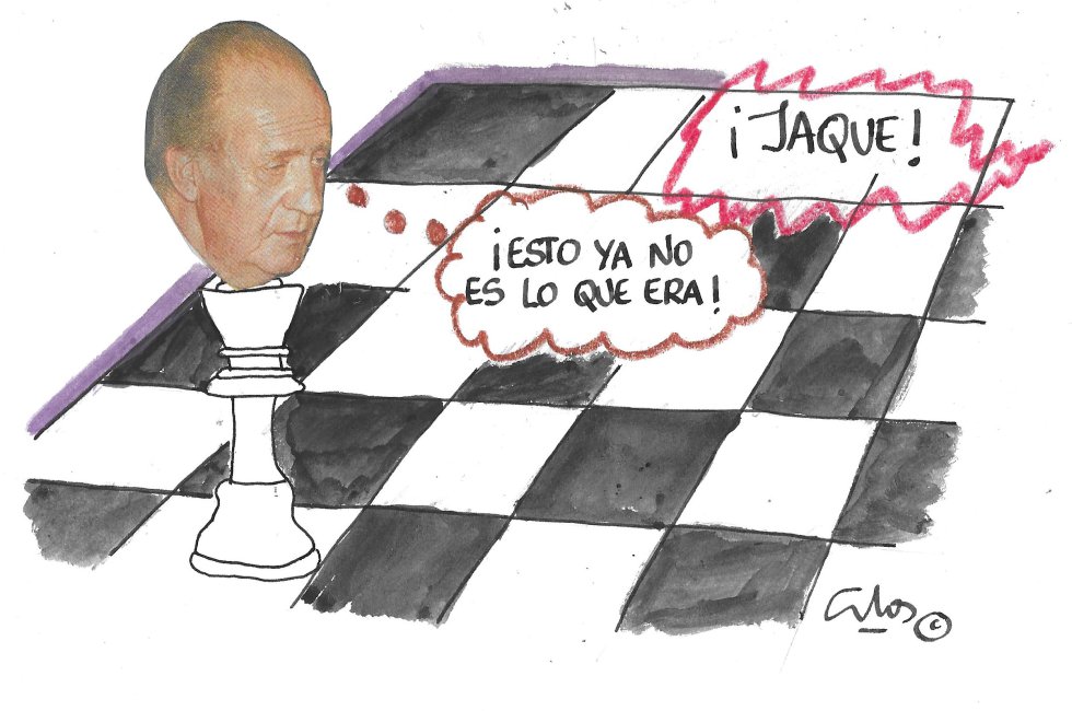 La viñeta de Villanueva, jaque al rey La viñeta de Villanueva, jaque al rey