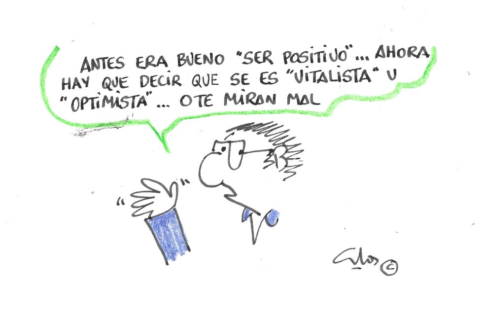 La viñeta de Villanueva, ser positivo La viñeta de Villanueva, ser positivo