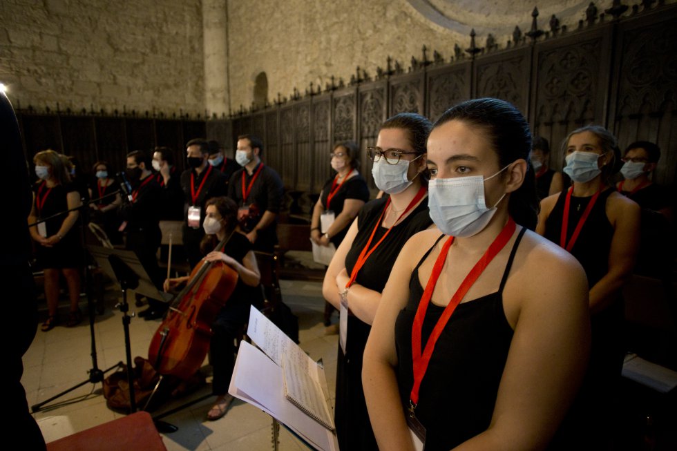 Todas las imágenes del homenaje a los afectados por la pandemia Todas las imágenes del homenaje a los afectados por la pandemia