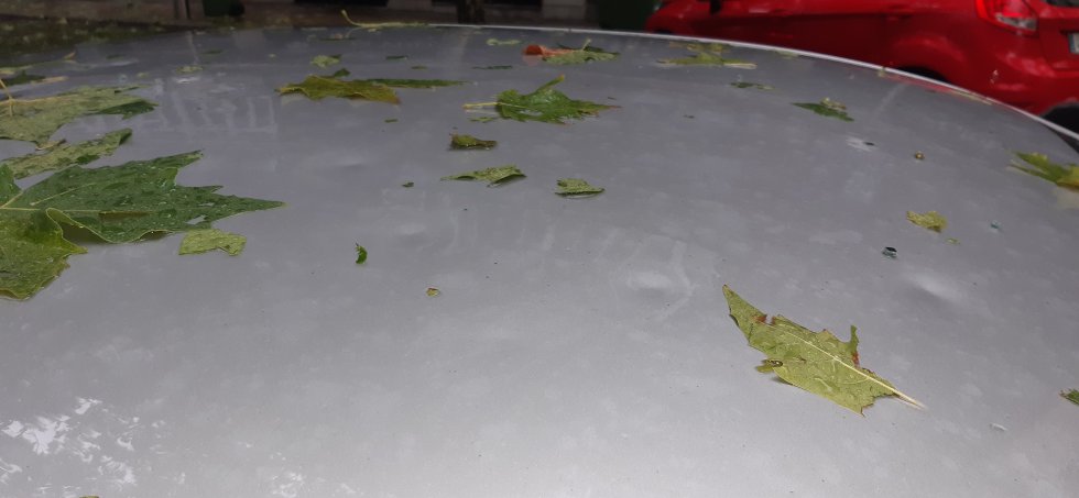 El granizo deja numerosos daños en Ciudad Real El granizo deja numerosos daños en Ciudad Real