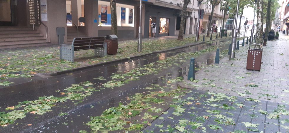 El granizo deja numerosos daños en Ciudad Real El granizo deja numerosos daños en Ciudad Real
