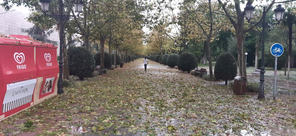 El granizo deja numerosos daños en Ciudad Real El granizo deja numerosos daños en Ciudad Real