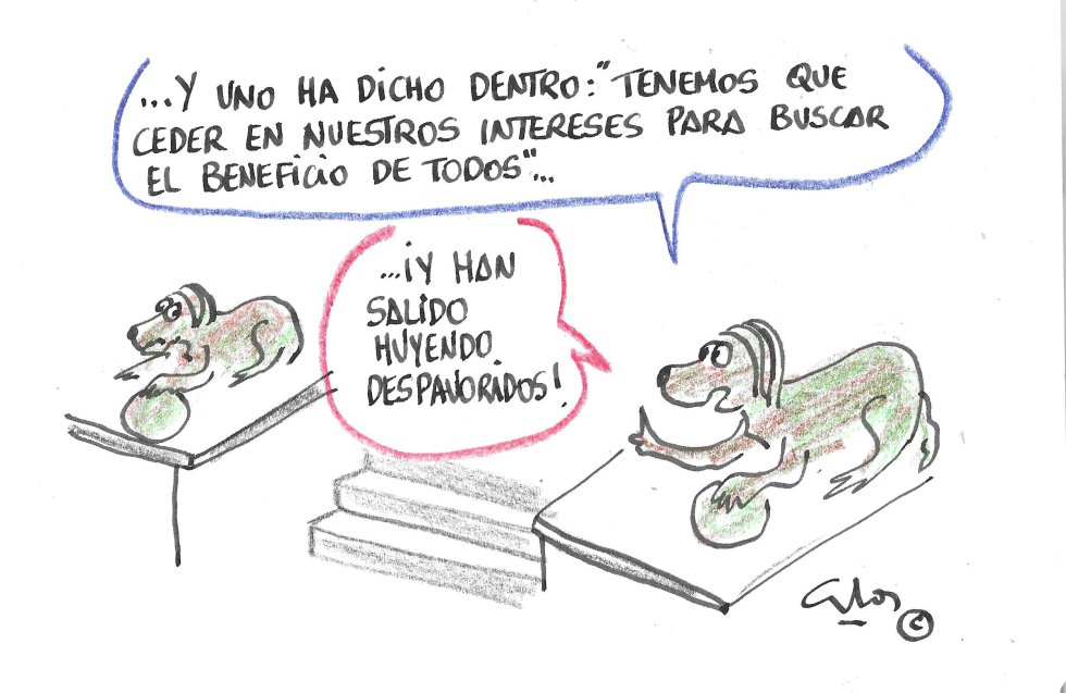 La viñeta de Villanueva, despavoridos La viñeta de Villanueva, despavoridos